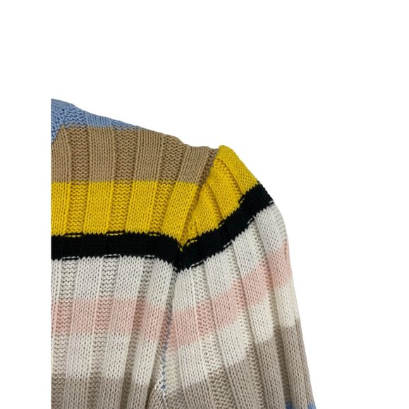 Endless Rose Ribbed Knit Maxi Dress XS Acrylic & Cotton Multicolored New - Picture 7 of 7